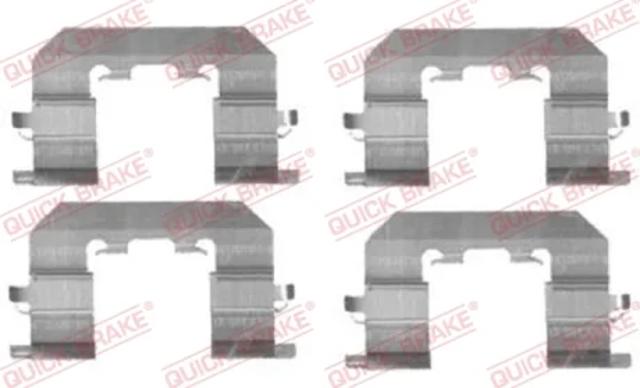 Комплект пружинок крепления дисковых передних колодок 1091723 QUICK BRAKE