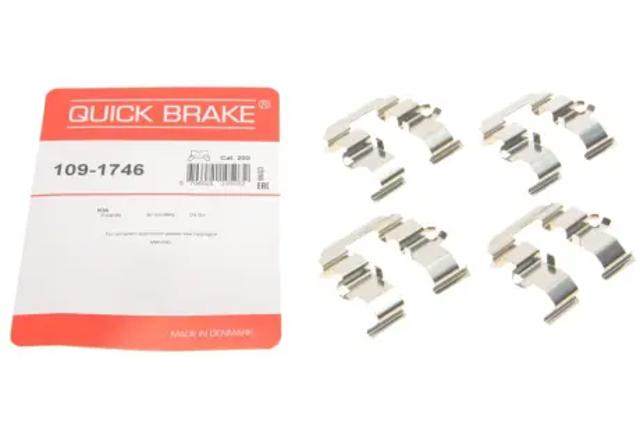 Комплект пружинок крепления дисковых колодок, задних 1091746 QUICK BRAKE