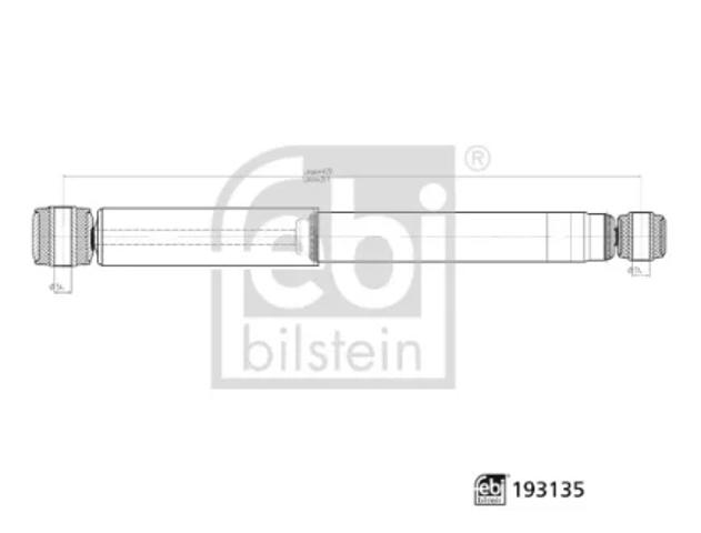 Амортизаторы задние 193135 FEBI