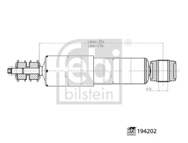Амортизаторы передние 194202 FEBI