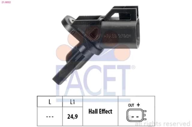 Датчик АБС 210002 FACET