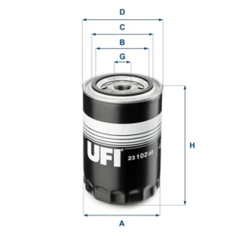 Маслофильтр 2310200 UFI