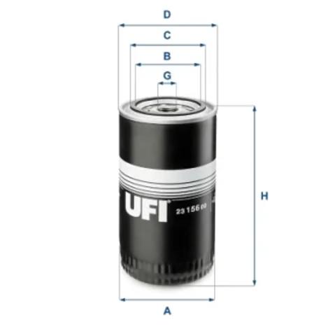 Масляный фильтр двигателя 2315600 UFI