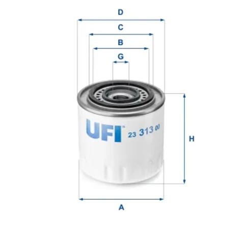 Масляный фильтр двигателя 2331300 UFI