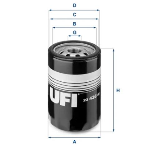Фильтр очистки масла центробежный 2343600 UFI