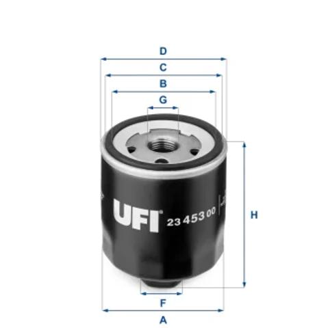 Маслофильтр 2345300 UFI