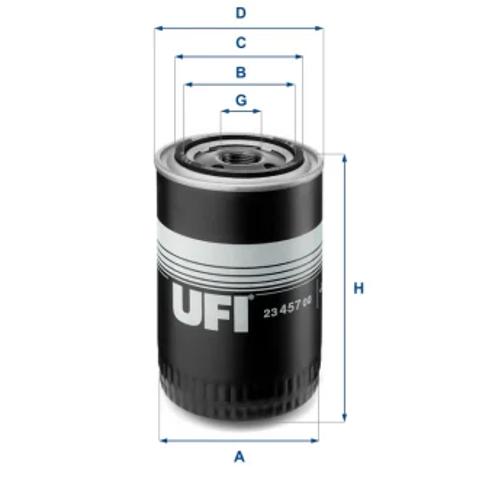 Маслофильтр 2345700 UFI