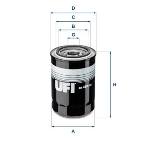 Фильтр масла 2348600 UFI