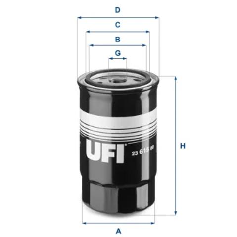 Масляный фильтр двигателя 2361500 UFI