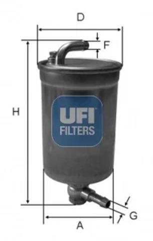 Фильтр топливный 2407200 UFI