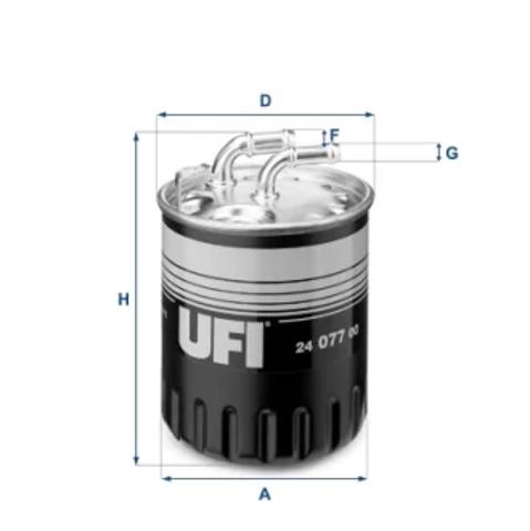 Фильтр-отстойник топлива грубой очистки 2407700 UFI