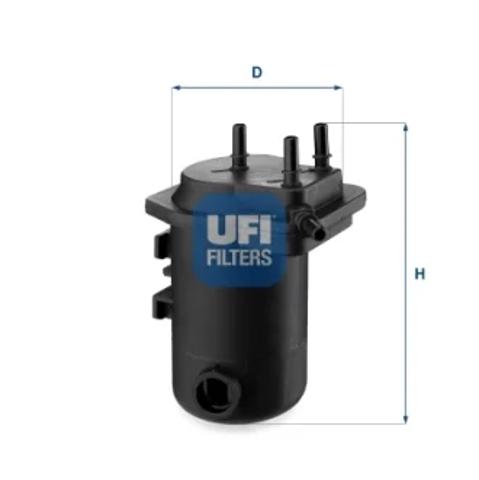 Топливный фильтр 2409800 UFI