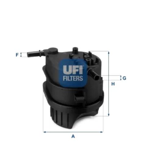 Фильтр топлива 2434300 UFI