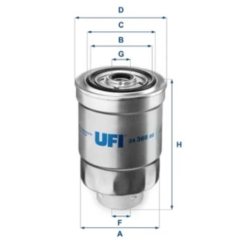 Топливный фильтр 2436600 UFI