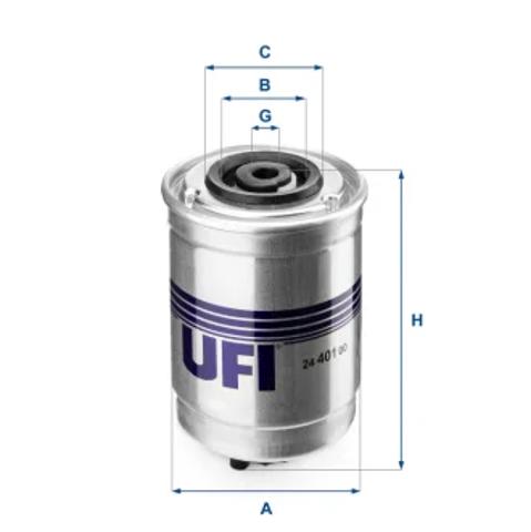 Фильтр топливный 2440100 UFI