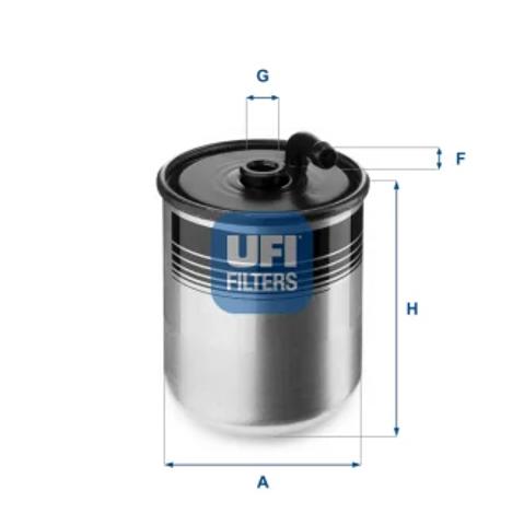 Фильтр тонкой очистки топлива 2442900 UFI