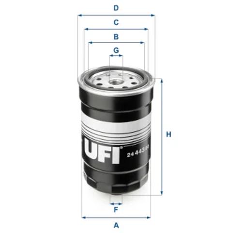 UFI 2444300 Топливный фильтр в наличии Одесса