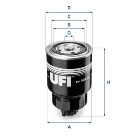 Фильтр тонкой очистки топлива 2444400 UFI