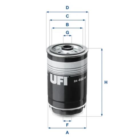 Фильтр топлива 2446800 UFI