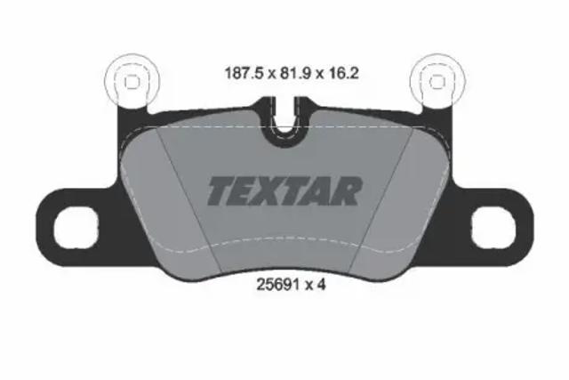 TEXTAR 2569101 Колодки тормозные задние дисковые в наличии Каменское