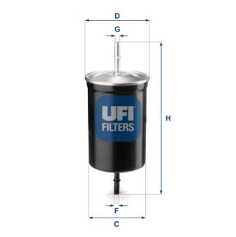 Топливный фильтр 3174700 UFI