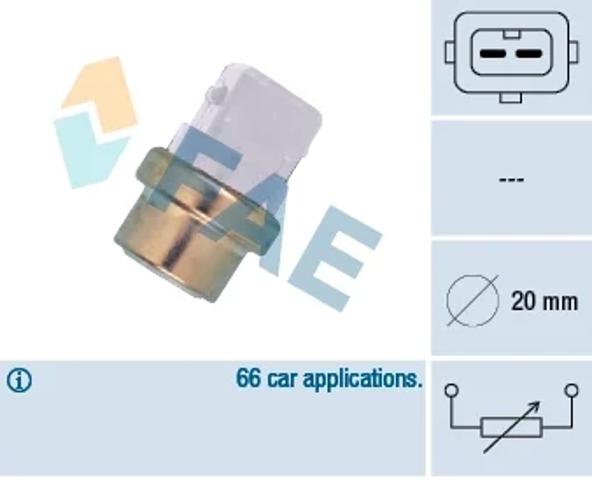 Датчик температуры охлаждающей жидкости, на прибор 32600 FAE