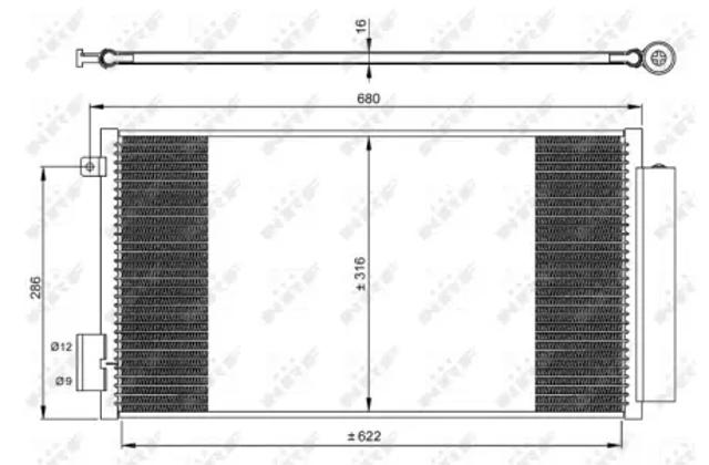 Конденсер 350061 NRF