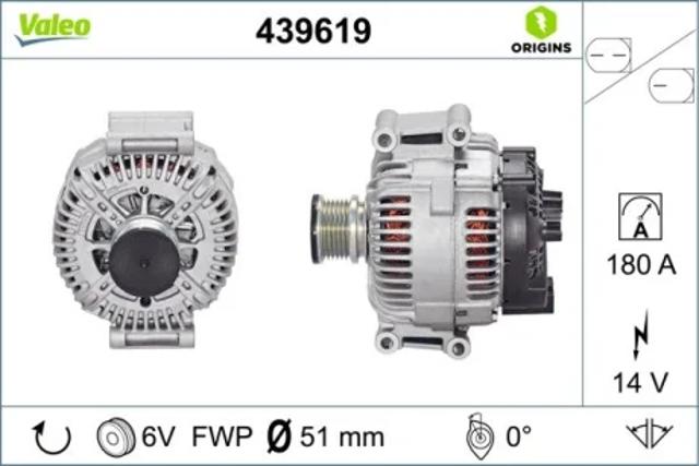 Генератор 439619 VALEO