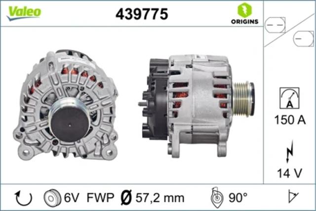 Генератор автомобильный 439775 VALEO