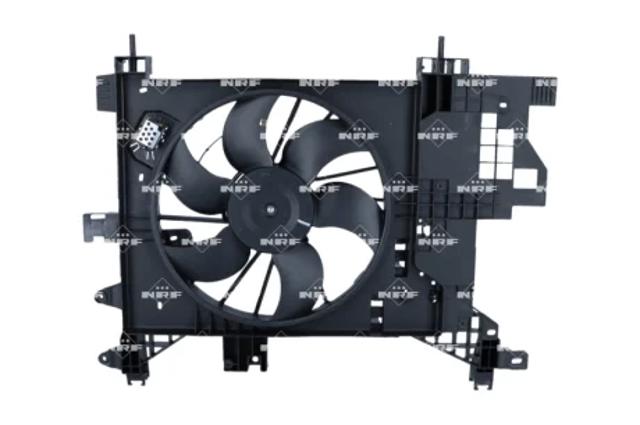 Диффузор радиатора охлаждения в сборе с мотором 470131 NRF