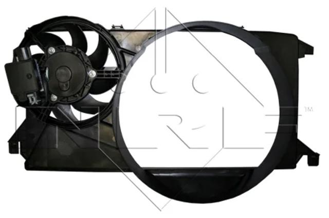 Диффузор радиатора охлаждения в сборе с мотором 47265 NRF