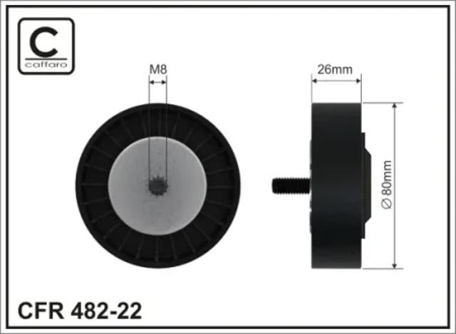 Ролик паразитный 48222 CAFFARO