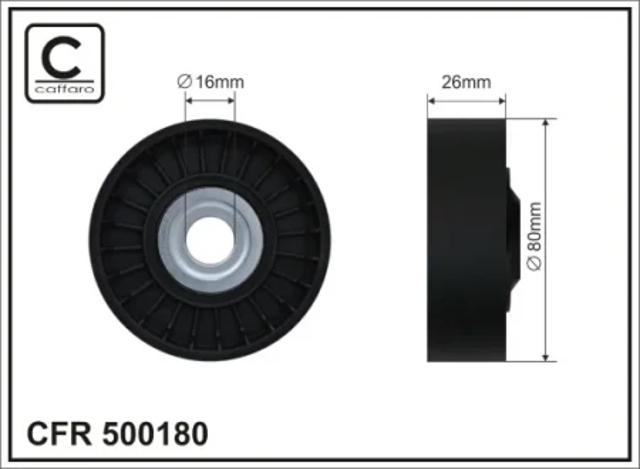 Паразитный ролик приводного ремня 500180 CAFFARO