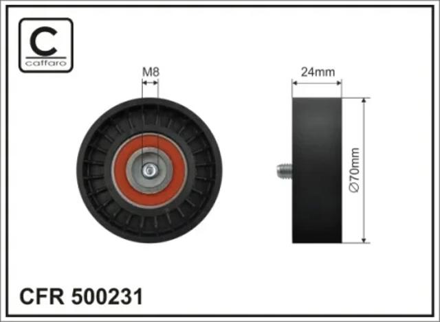 Натяжной ролик 500231 CAFFARO