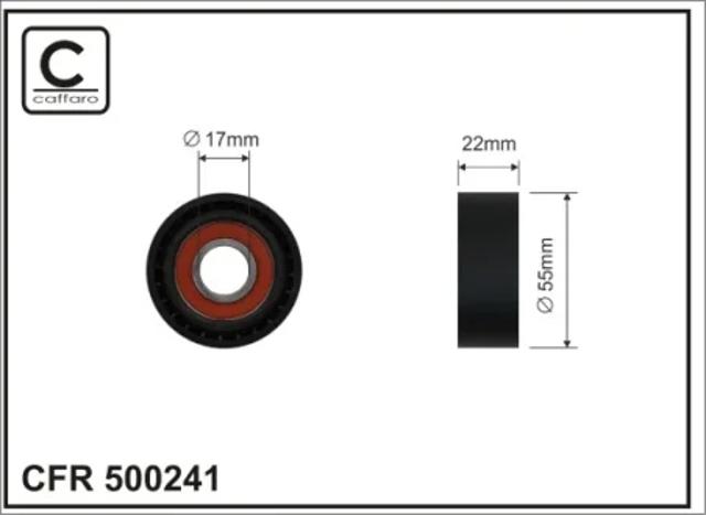 Натяжной ролик 500241 CAFFARO
