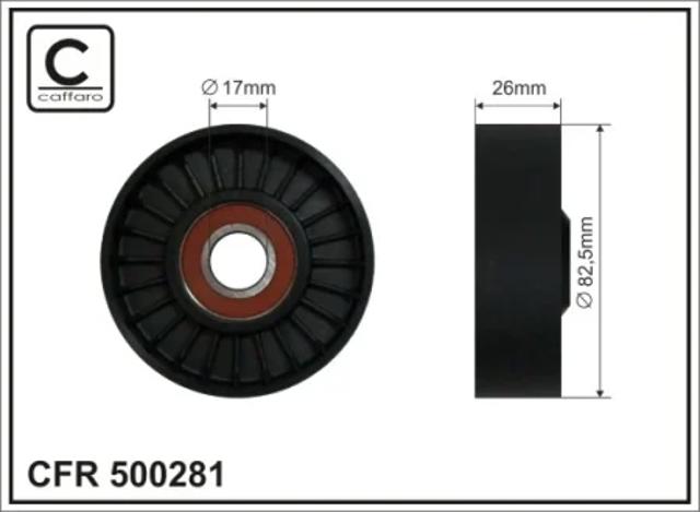 Натяжной ролик 500281 CAFFARO