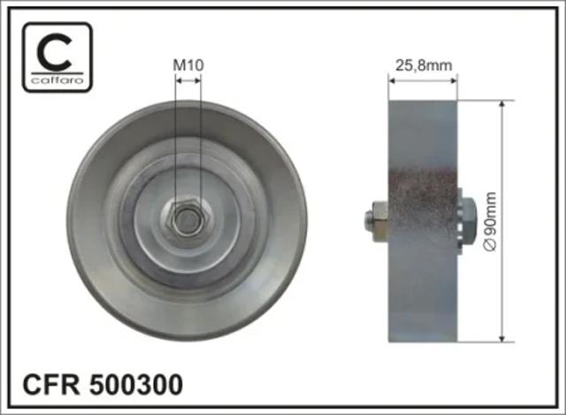 Ролик приводного ремня, паразитный 500300 CAFFARO