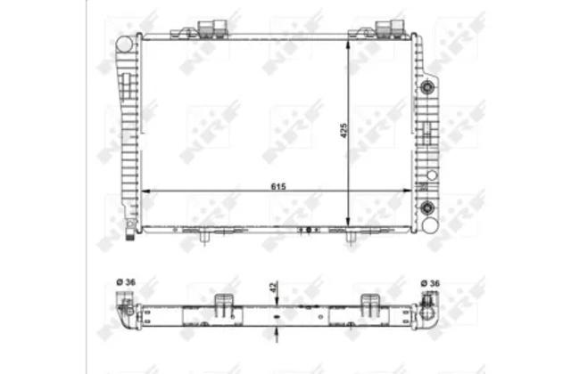 NRF 51281 Радиатор охлаждения двигателя в наличии Хмельницкий