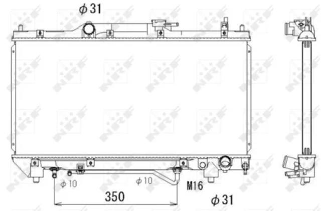 NRF 53264 Радиатор в наличии Львов