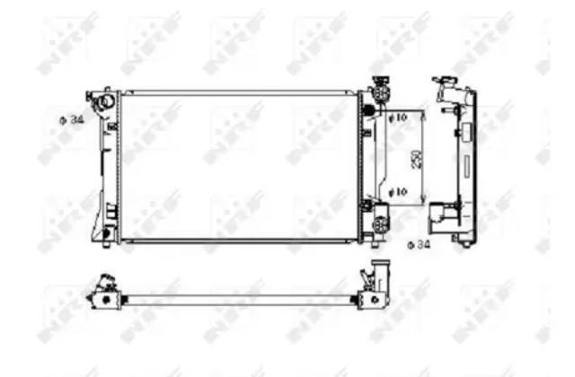 NRF 53395 Радиатор в наличии Ровно