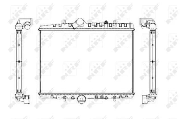 NRF 55346 Радиатор охлаждения двигателя в наличии Одесса