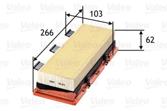 Воздушный фильтр 585053 VALEO
