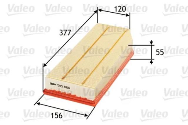Элемент воздушного фильтра 585066 VALEO
