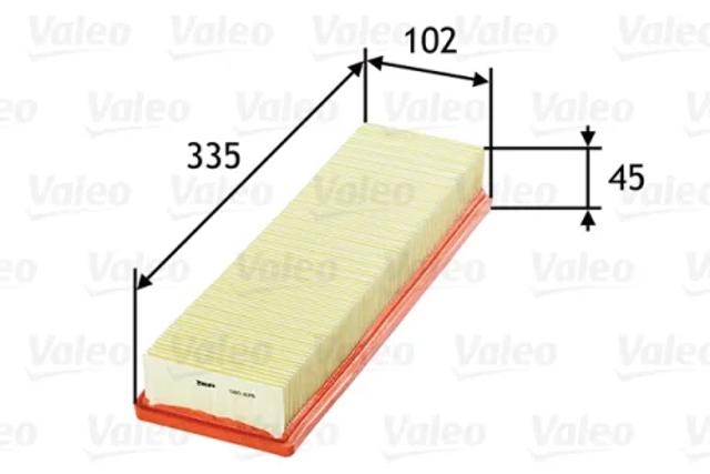 Воздушный фильтр двигателя 585078 VALEO