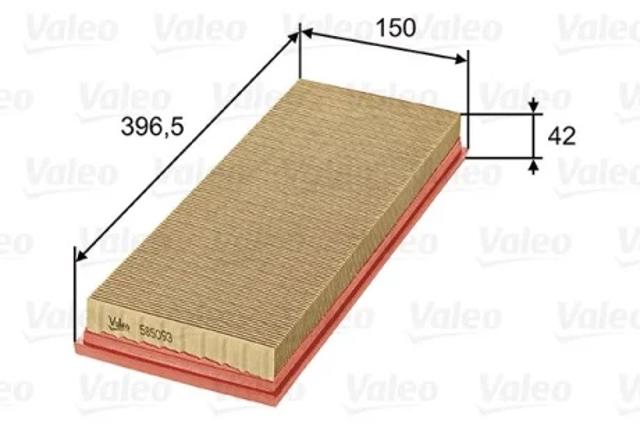 Элемент воздушного фильтра 585093 VALEO