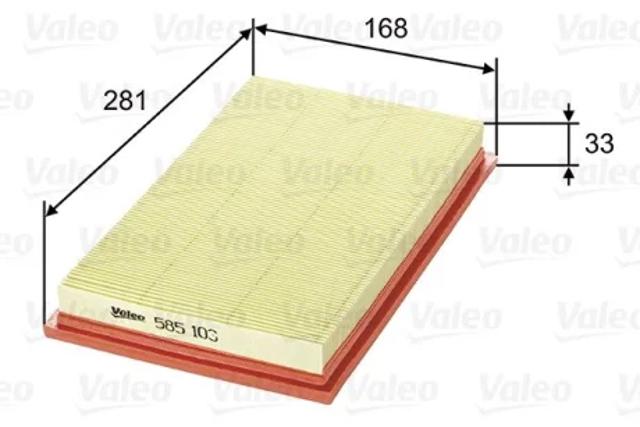 Воздушный фильтр 585103 VALEO