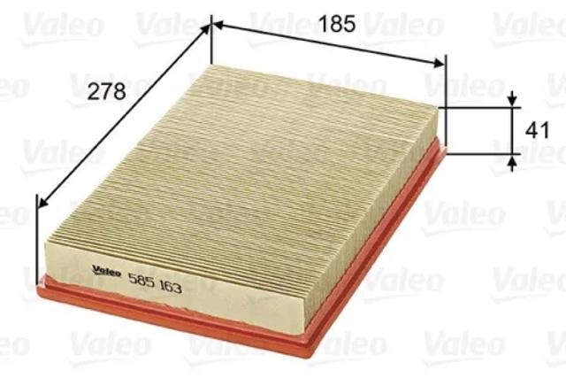 Воздушный фильтр 585163 VALEO