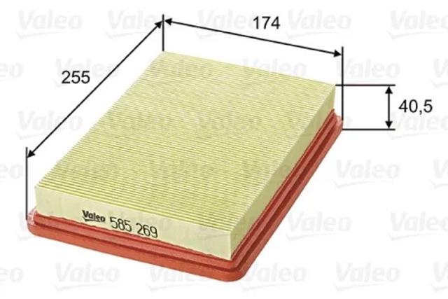 Воздушный фильтр 585269 VALEO