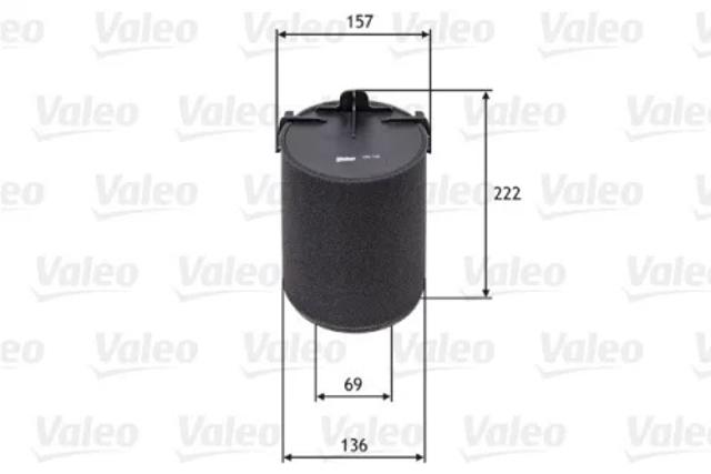 Воздушный фильтр двигателя 585742 VALEO