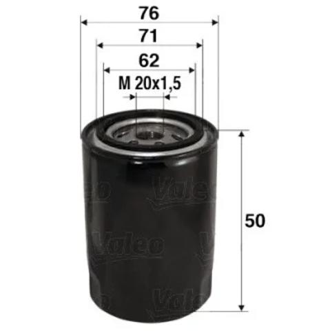 Маслофильтр 586001 VALEO